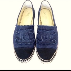 Worn 1x! Chanel Denim Espadrilles